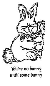 Stempel - Creative Expressions - Easter Bunny - króliczek wielkanocny