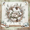 Zestaw papierów do scrapbookingu z elementami A4 - Winter Woodland