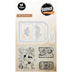 Wykrojnik do papieru i stempel - StudioLight - Tag & Tickets