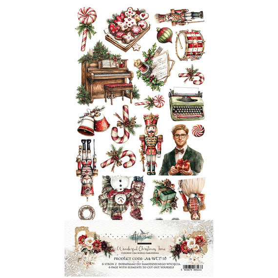 Zestaw papierów do scrapbookingu 15x30 - Alchemy of Art - Wonderful Christmas Time Boże Narodzenie