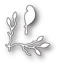 Wykrojnik - Poppystamps - Birdsong Mini Corner / narożnik ptak