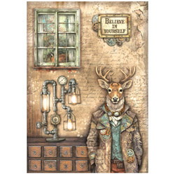 Papier ryżowy A4 - Stamperia - Alterego jeleń