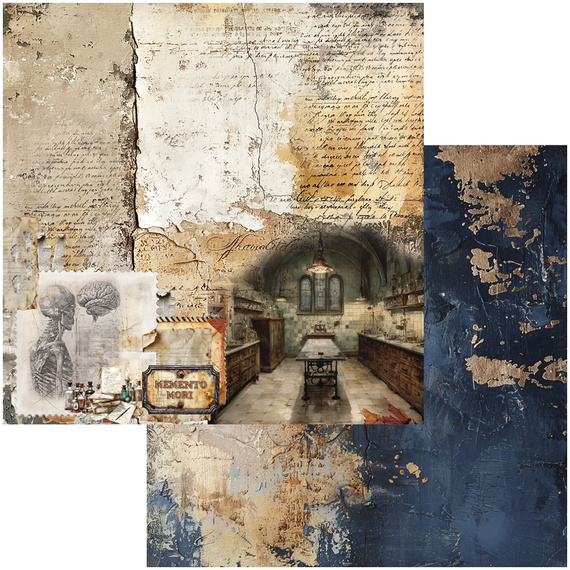 Zestaw papierów 15x15 - Alchemy of Art - Behind Closed Doors