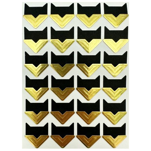 Narożniki do zdjęć złote - 24 szt.