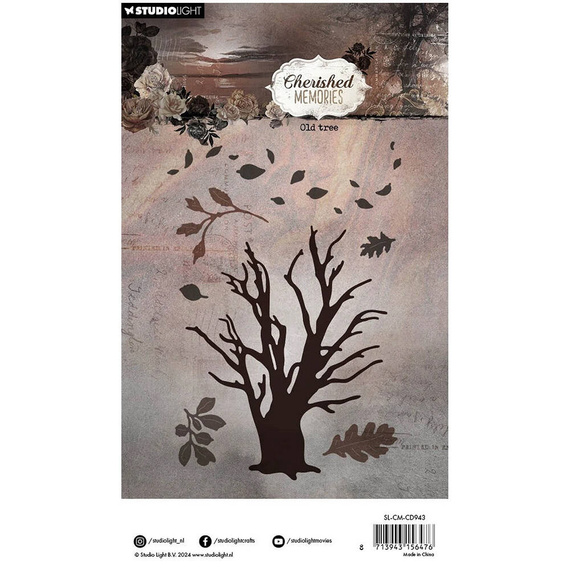 Wykrojnik do papieru - StudioLight - Old tree stare drzewo liście