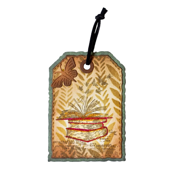 Stempel przezroczysty - StudioLight - Vintage roses róże książki motyle