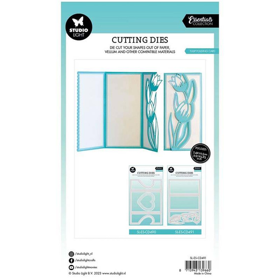 Wykrojnik - StudioLight - Tulip card shape baza kartki tulipan