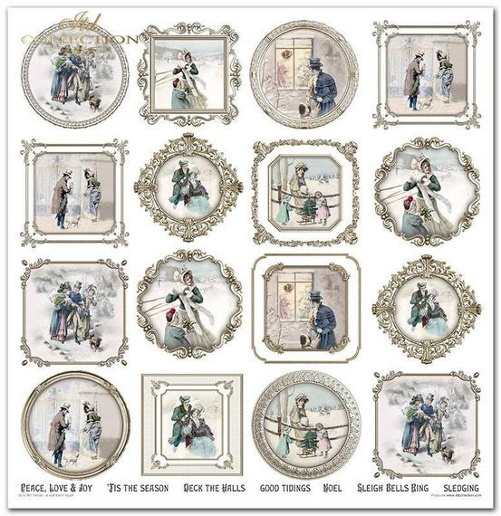 Zestaw papierów do scrapbookingu 30x30 - Itd Collection - Velvet - a soft warm touch