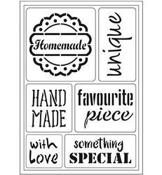 Maska  / szablon Handmade