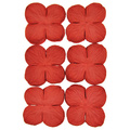 Hortensje - czerwone 25mm - 100szt