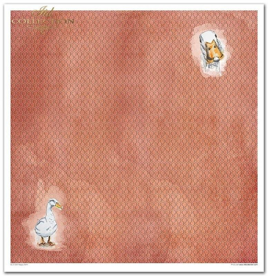 Zestaw papierów do scrapbookingu 30x30 - Happy farm