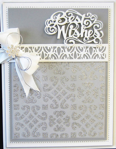 Wykrojnik - Creative Expressions - Best Wishes CED5405 napis - najlepsze życzenia