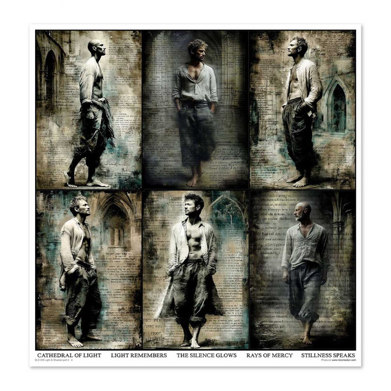 Zestaw papierów do scrapbookingu 30x30 - Light & Shadow 2 - Itd Collection