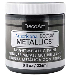Farba metaliczna Americana Decor Metallics - Obsidian 236ml