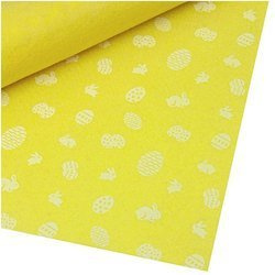 Filc 30x40cm żółty w wielkanocne wzory