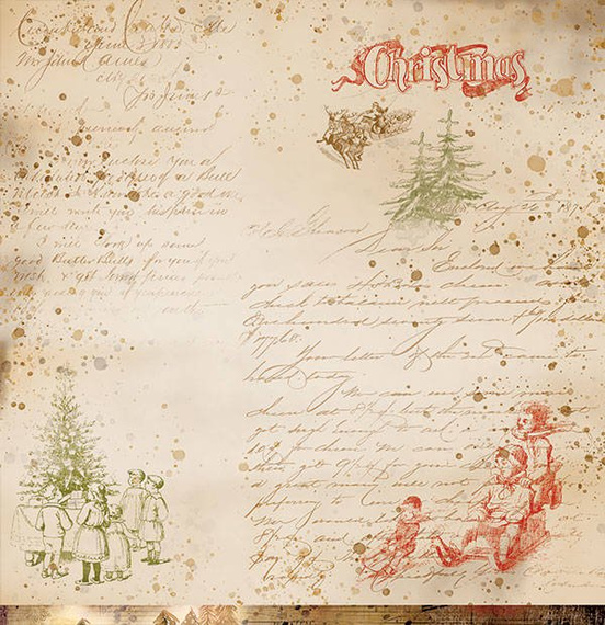 Papier do scrapbookingu 30x30 - Craft o'clock - This Miracle Night 06