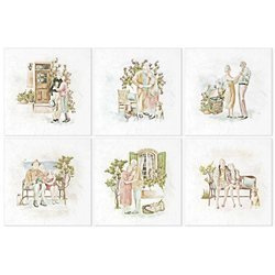 Zestaw papierów ryżowych - ITD - RSM030 - babcia i dziadek