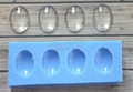 Foremka do kaboszonów - Prosvet - Cztery owale 13x18mm