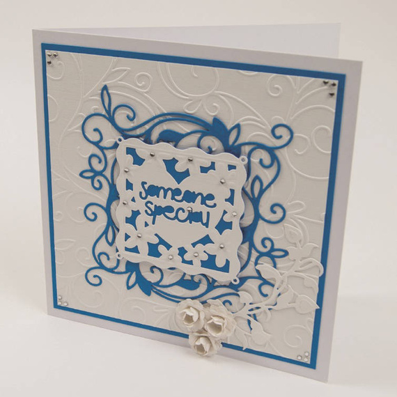 Wykrojnik - Tonic Studios - Someone Special 497E ramka z napisem