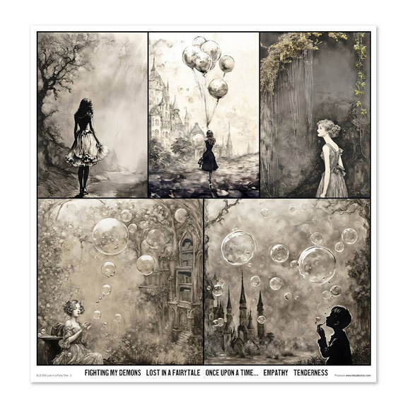 Zestaw papierów do scrapbookingu 30x30 - Lost in a Fairy Tale Zagubieni w bajce - Itd Collection