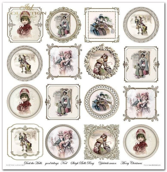 Zestaw papierów do scrapbookingu 30x30 - Itd Collection - Velvet - a soft warm touch