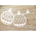 Tekturka Christmas by the fire - 3 layers bubble - bombka  - Scrapiniec
