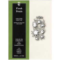 Wykrojnik - Poppystamps - Fresh Petals - kwiaty, płatki