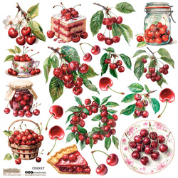 Naklejki papierowe - ScrapLove - Cherry 1 wiśnie