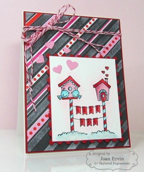 Stempel - Taylored Expressions - Wishes on a Wire - Valentine - budki dla ptaszków