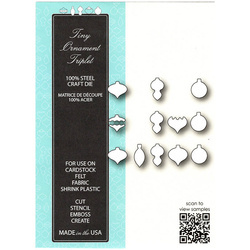 Wykrojnik - Memory Box - Tiny Ornament Triplet bombki