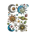 Foremka silikonowa - Stamperia - Sun and Moon  Słońce i księżyc