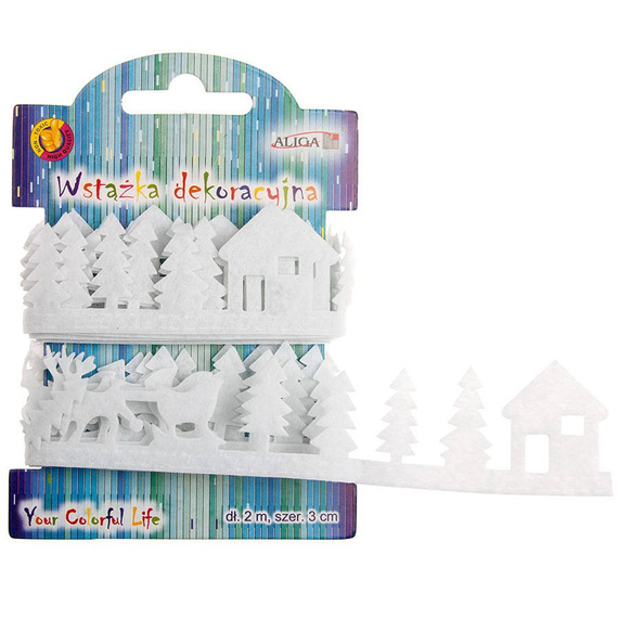 Tasiemka / wstążka kształty 3cm - 2m