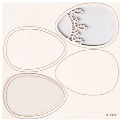 Tekturka - Tatting Easter - Shaker box Jajo 03 - Scrapiniec