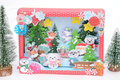 Bloczek papierów kreatywnych z elementami do scrapbookingu A4 - DP Craft - Funny Winter