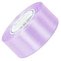 Wstążka satynowa liliowa 38mm - 32mb