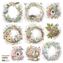 Naklejki - ScrapLove - Pastel Easter 2 Wielkanoc