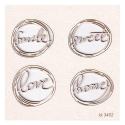 Tekturka Brush art script - Home (4 circles) SC