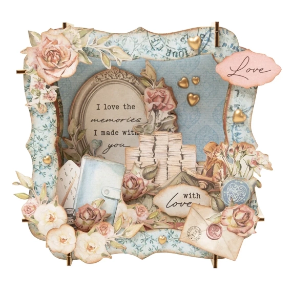 Zestaw papierów do scrapbookingu 20x20 - StudioLight - Vintage Diaries