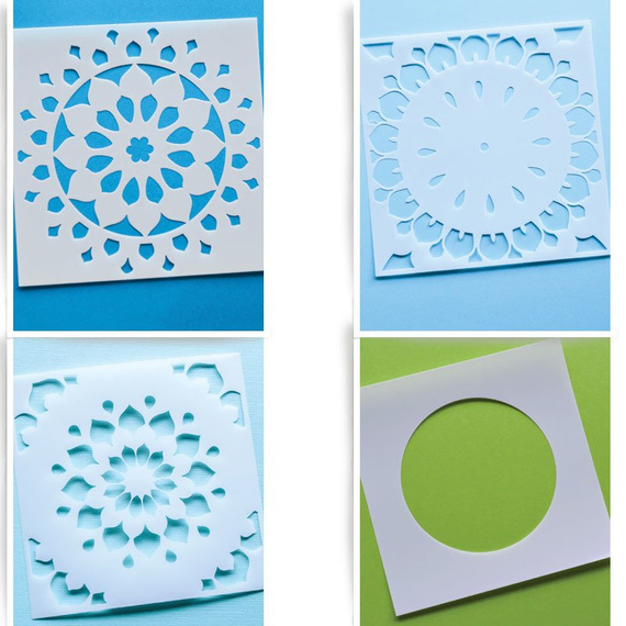 Zestaw masek - Birch Press Design - Shining Mandala