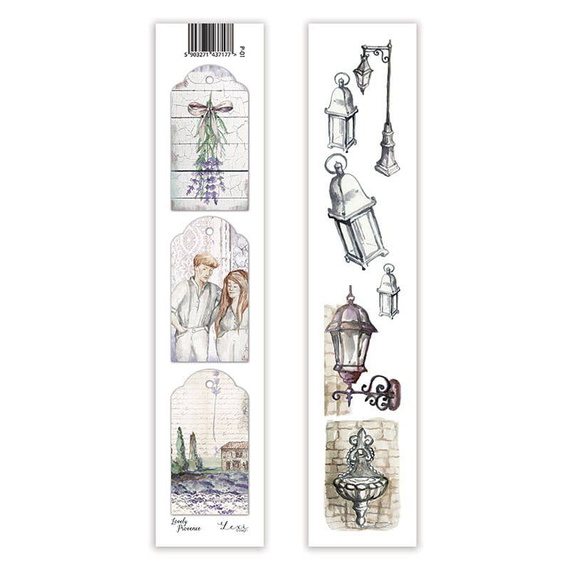 Papier do scrapbookingu 5x30 pasek - Lexi Design - Lovely Provence 01