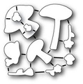 Wykrojnik - Poppystamps - No Truffle At All - grzybki