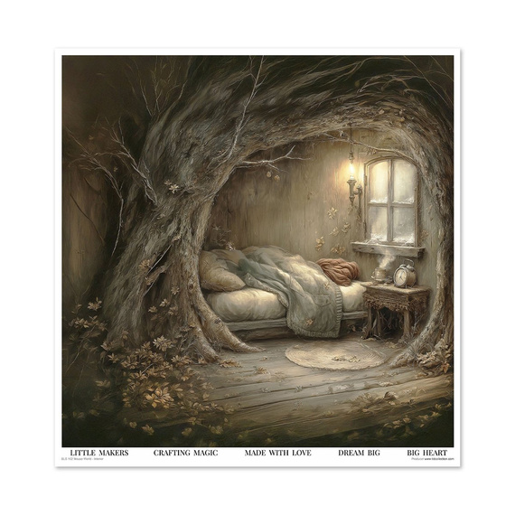 Zestaw papierów do scrapbookingu 30x30 - Mouse World - Interior - Itd Collection