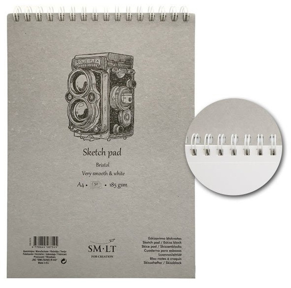 Blok Bristol SM-LT A4 185G 50ARK EB-50TS