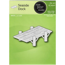Wykrojnik - Poppystamps - Seaside Dock pomost