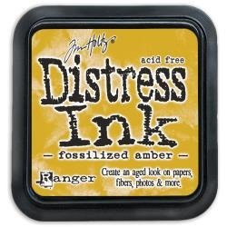 Tusz Distress Ink Pad - Ranger - Tim Holtz - Fossilized Amber