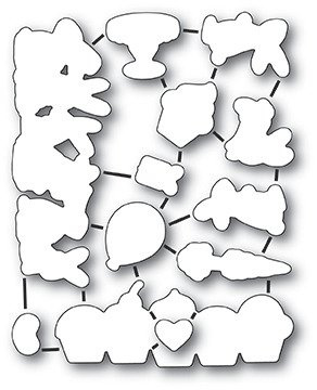 Wykrojnik - Memory Box - Spring Bunnies króliki babeczki