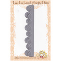 Wykrojnik - La-La Land Crafts - Wave fale border
