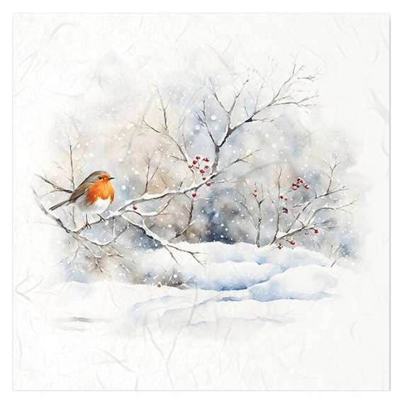 Zestaw papierów ryżowych - ptaszki na gałązce - RSM150 - Itd Collection