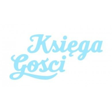 Wykrojnik - Rosy Owl - Księga Gości - napis