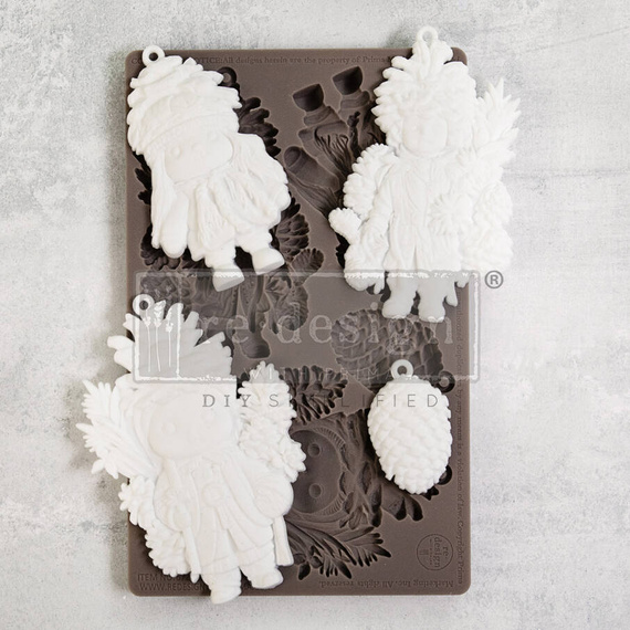 Foremka silikonowa - Prima - Pinecone dolls ludziki z szyszek